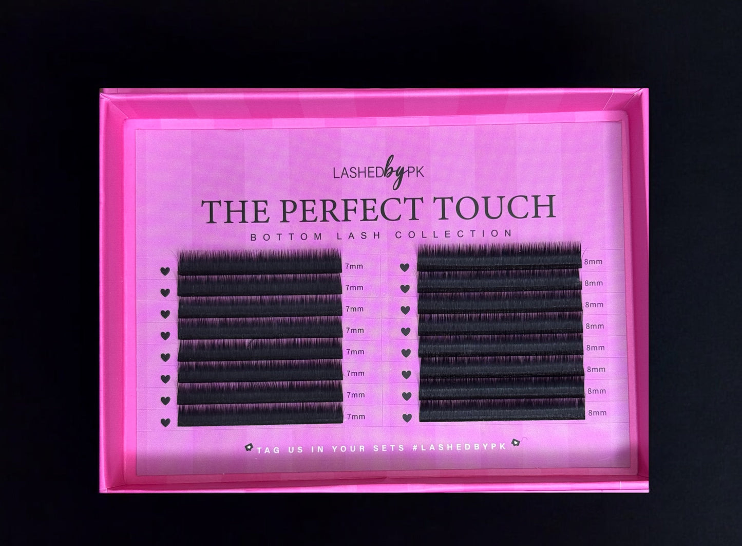 The perfect touch bottom lash trays